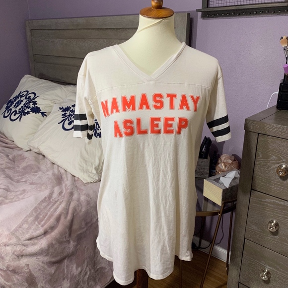 Forever 21 Other - ❌2/$15❌ Forever 21 XXI Namastay Asleep Sleep Shirt